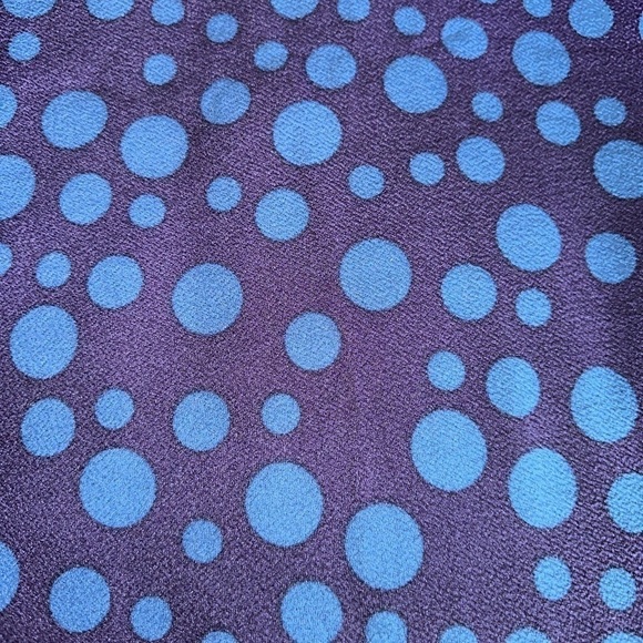 Lularoe purple and blue‎ polka dot Cassie pencil skirt. Bodycon. NWT - Picture 2 of 6